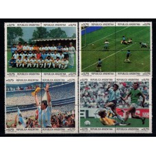 ARGENTINA 1986 GJ 2301/16 SERIE COMPLETA DE ESTAMPILLAS NUEVAS MINT EN CUADRO U$ 16